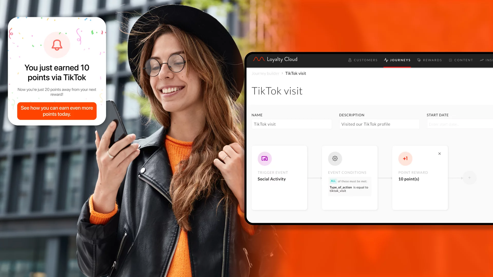 Rewarding customers for TikTok engagement with m wise Loyalty Cloud